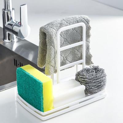 1 Set Depolama Rafı Çevre Dostu Çıkarılabilir Plastik Bulaşık Bezi Kurutma Depolama Rafı Ev İçin