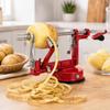 Kitchencook épluche-pomme 3 En 1 - épluche, évide Et Tranche - Coupe-pomme Manuel En Métal