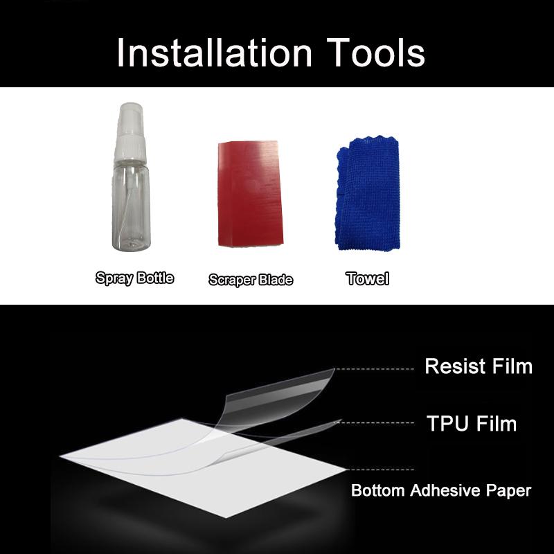 For BMW Z4 E89 2009-2017 Car Interior 5D Carbon Fiber Film PET Center Console Anti Scratch Resist Film Accessories Refit PPF