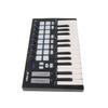 Portable 25 Key USB MIDI Keyboard Controller with 16 RGB Backlit Trigger Pads 8 Assignable Control Knobs