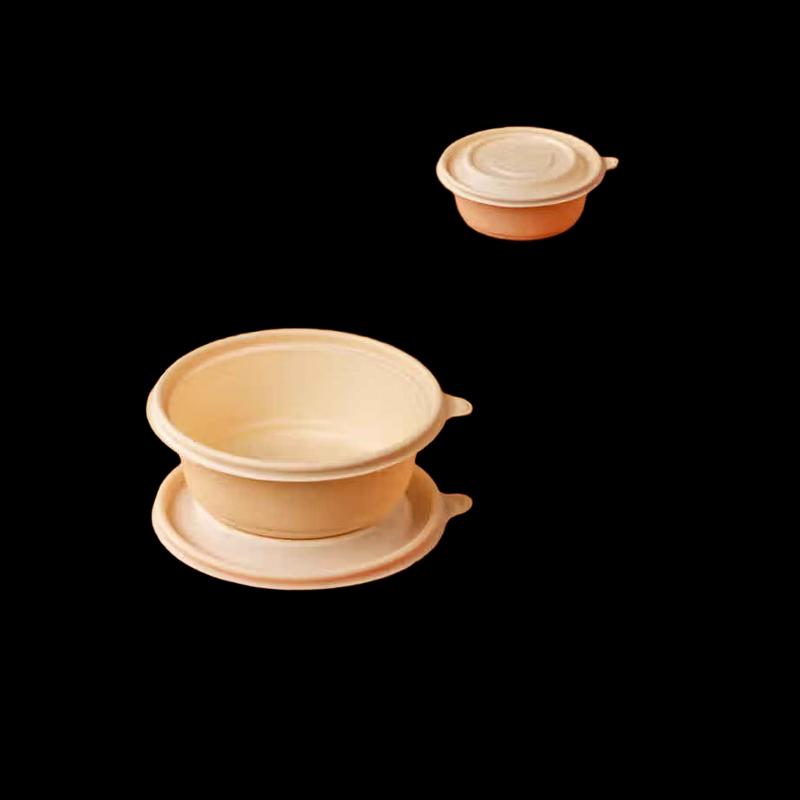 Eco-Friendly Biodegradable Corn Starch Round Food Container