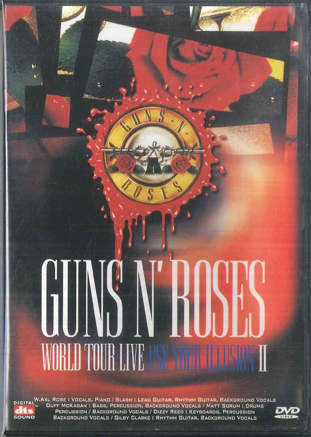 

DVD GUNS N ROSES - World Tour Live Use Your Illusion 2 NONE NOT ON LABEL South Kore Music Video Used