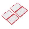 2Pcs Portable Watercolor Box Detachable Easy To Clean Compact Mini Watercolor Palette Box for Beginners Artists