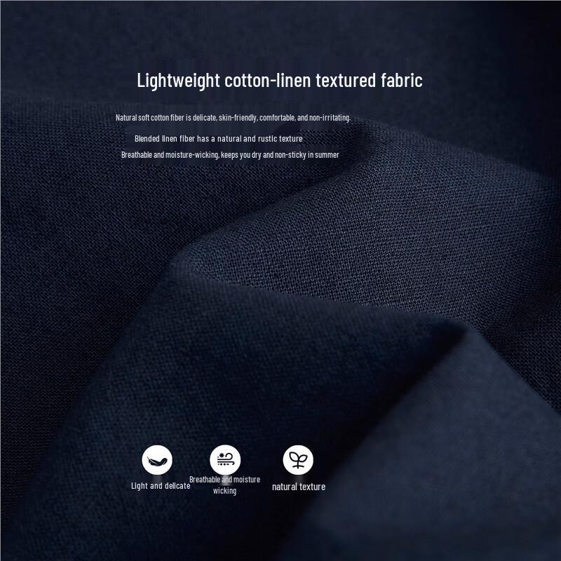 Giordano Women's Cotton Linen Tie-Waist Cropped Wide-Leg Pants