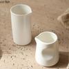 Needle Nosed Cups White Ceramic Milk Jar Coffee Milks Cup Milk Jug Sauce Pot Sauce Cup Coffeeware Milks Pot Seasoning Pots