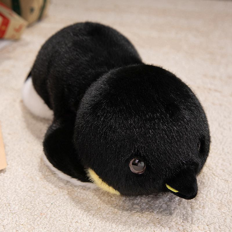 

Cute simulation lying down penguin doll plush toy aquarium emperor penguin doll children soothing doll 35cm（0.25kg）