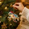 2026 Julgranshängen Juldjur Hängande Prydnader med Snöre, Söta Dubbelsidiga Hängen Årsminnen Tomte