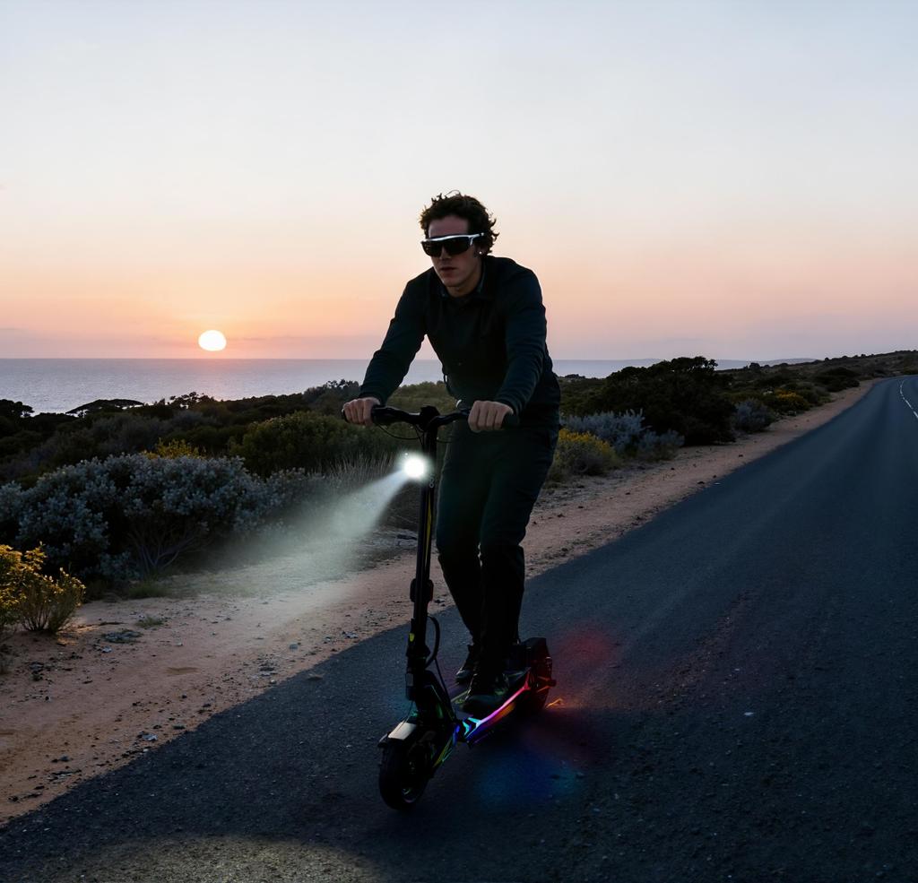 OOTD SR1 1400W Electric Scooter 48V 20Ah Long Range 10’’ Tires 50km/h Max Speed 70KM Range Adult E-Scooter