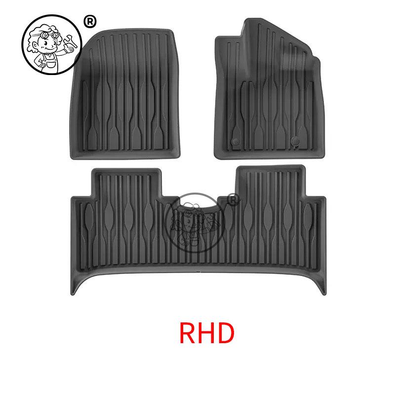 RHD LHD Car Floor Mats for BYD Atto 3 2026 2025 Iners Waterproof All-Weather Durable TPE Floor Liners Special Foot Pad