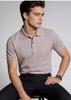 Classic Pure Cotton Hexagonal Bead Ground Summer New Multi Colored Men's Short Sleeved Polo Shirt