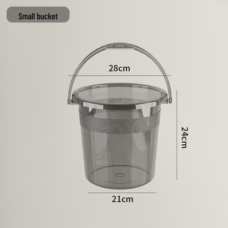 ZISIZ Thickened Transparent Water Storage Bucket