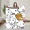 GANADIs Blanket Soft Velvet Comfortable Gifts Throw Blankets Bedspread