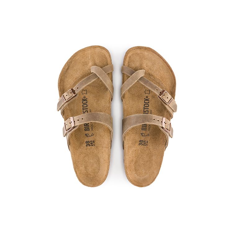 Birkenstock Mayari Leather Oiled Casual Versatile Flip-Flops Women Footwear 1011433