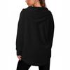 Women's Fashion Casual Raglan Long-Sleeve Drawstring Coat, Vintage Buttoned Hooded Coat