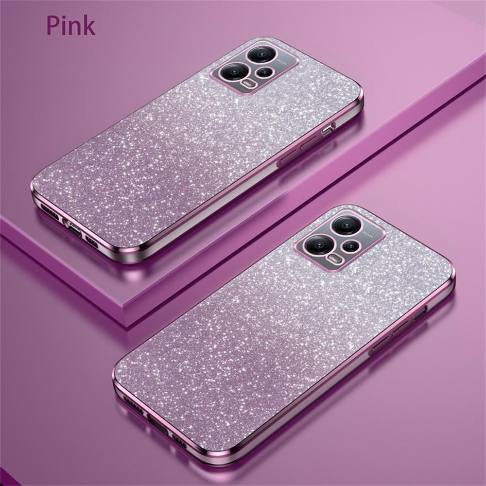 Plating Bling Glitter Shockproof Case For Xiaomi Poco X5 X3 Pro NFC M4 M3 Redmi Note 13 12 11 10 9 9A 9C 5G Back Cover