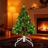 Metal Christmas Tree Stand Universal Folding Xmas Tree Base Replacement Artificial Tree Stand Fits 0.75-1.25inch Pole