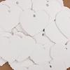 100pcs Kraft Paper Heart\-Shaped Solid Color Blank Label Jewelry Gift Postcard Home Wedding Party DIY Decoration Accessories