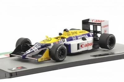 1/43 Scale F1 Diecast Car: Nelson Piquet FW11B Williams World Champion 1987 [Imported]