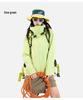 Single-Layer Softshell Hooded Jacket - Windproof, Waterproof, Lightweight, Wear-Resistant Outdoor Coat for Couples