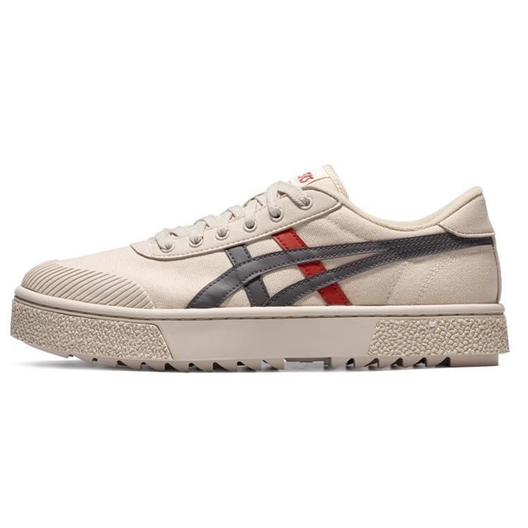 New Asics Court Trail Sneakers Beige/Grey 1203A146-201