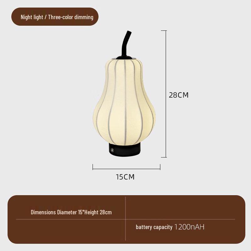 NuFeng Vintage Pear Table Lamp