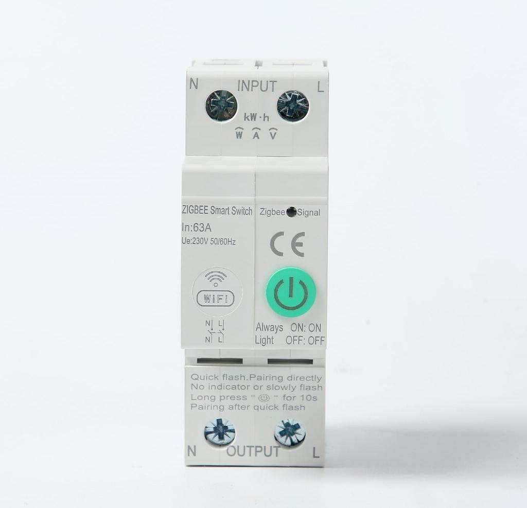 Zigbee Tuya 1-63A Energy Measurement Fuse