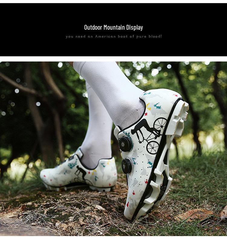 Unisex Summer Cycling Shoes with Hard Sole for Mountain and Road Biking