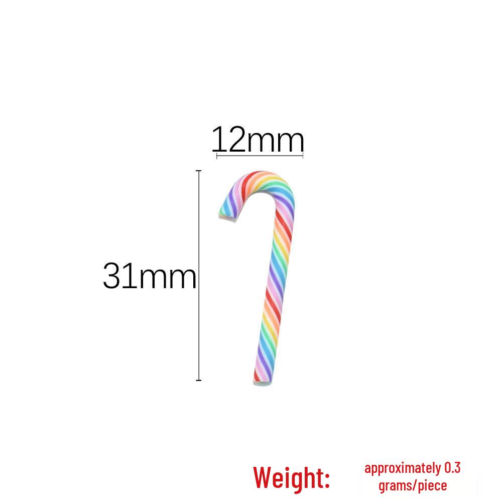 Mini Christmas Tree Resin Ornaments - Red & Green Gift Bag Set