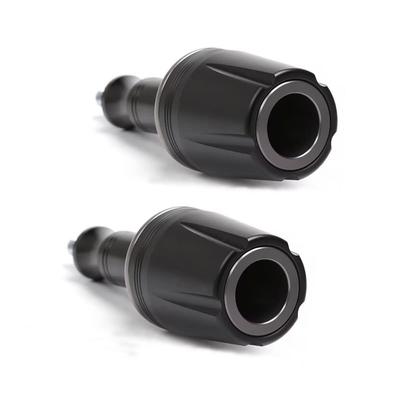 ZSADZS Motorrad Motorschutz Protektor Slider Protektor Links und Rechts Set Universal (Titanfarbe)