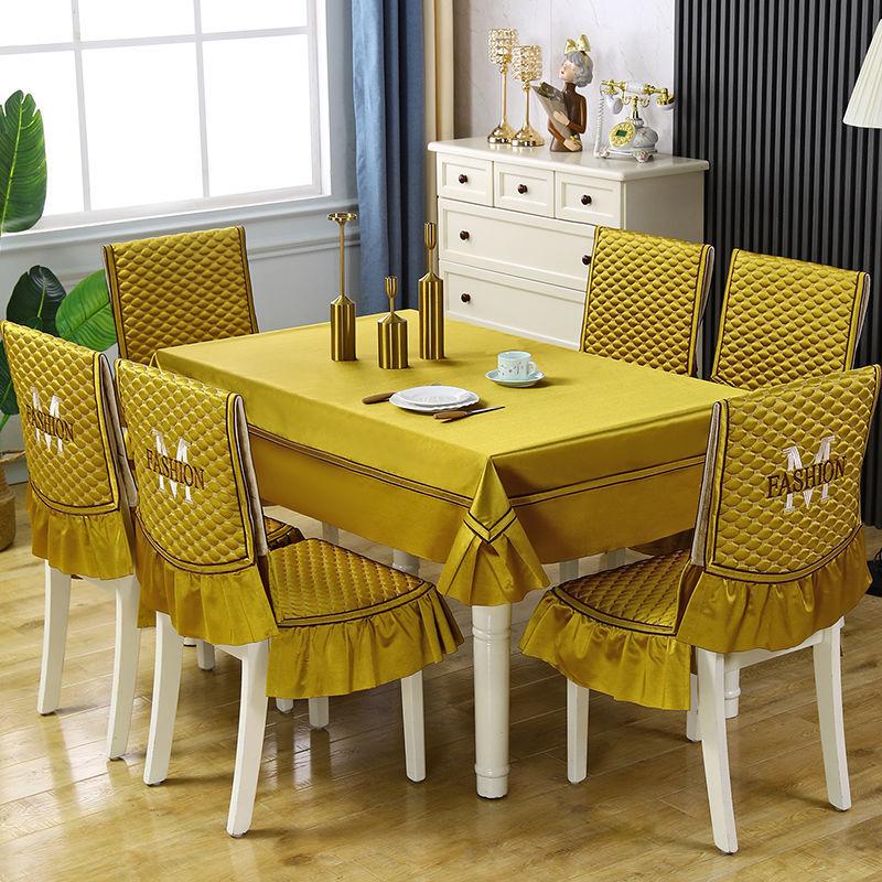 

Высококачественная утолщенная квадратная настольная ткань в китайском стиле, новый стиль, противоскользящая подушка для сиденья, бытовая кофейная скатерть, коврик для стула chair 1 cover 1 back