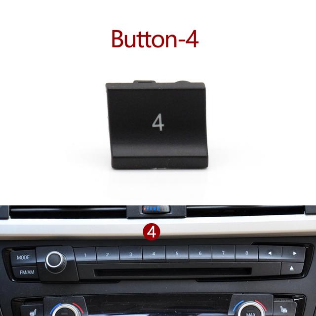 Tableau de bord avant de voiture Radio lecteur CD bouton de commutation boutons de commutation garniture de couverture pour BMW M3 M4 F20 F21 F22 F30 F32 F35 F34 F36 F45 F46