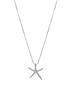 Minimalist Starfish Pendant Necklace for Women - Niche Design, Versatile Clavicle Chain, Vacation Style Fashion.