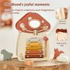 Baby Wooden Montessori Toys Mushroom Building Blocks Puzzle Toys Baby Wooden Musical Instrument Early Education Toys Child Gift