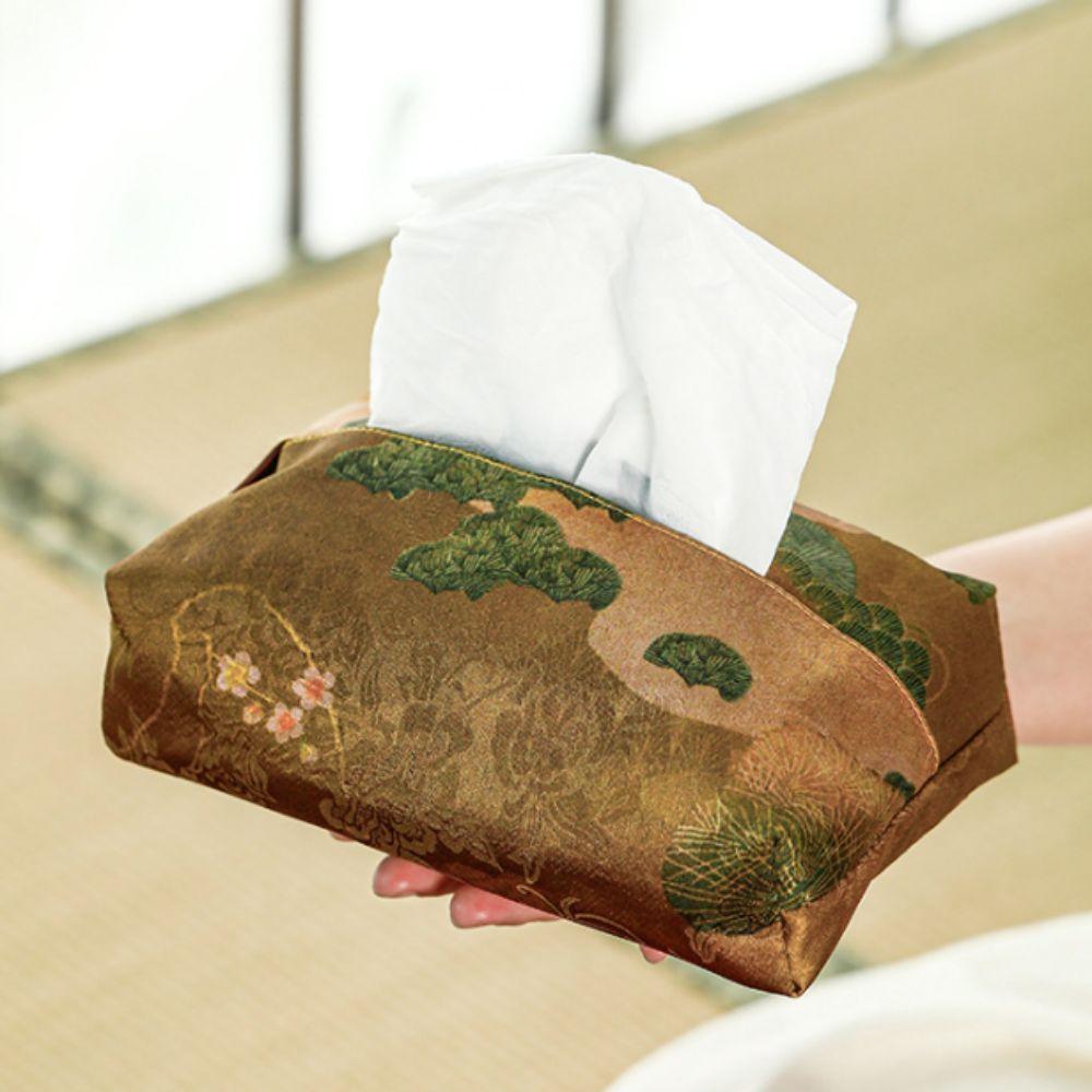 Fabric Chinese Retro Tissue Box Dust-proof Napkin Bag Practical Tissue Bag Living Room