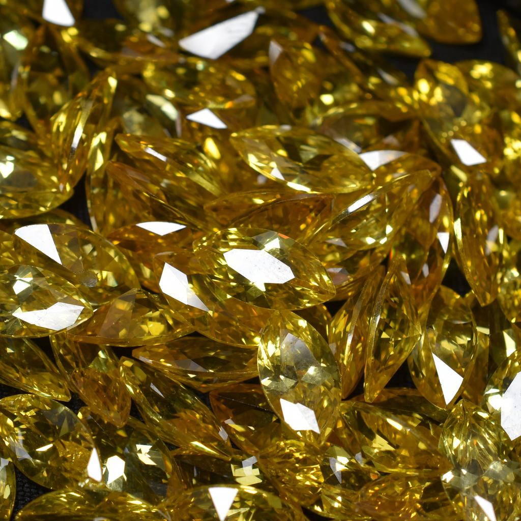 30 Pcs Lot Natural Yellow Sapphire Marquise Cut 7x5mm Certified Loose Gemstones