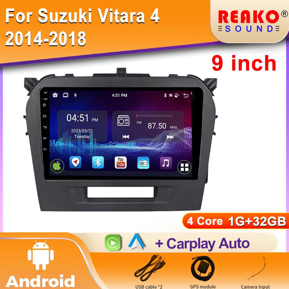 

Головное устройство плеер автомобиль Android для Suzuki Vitara 4 2014-2018 Мультимедиа Радио GPS Авто Carplay Навигация 2din DVD Экран Сенсорный 4 core 1GB+32GB carplay
