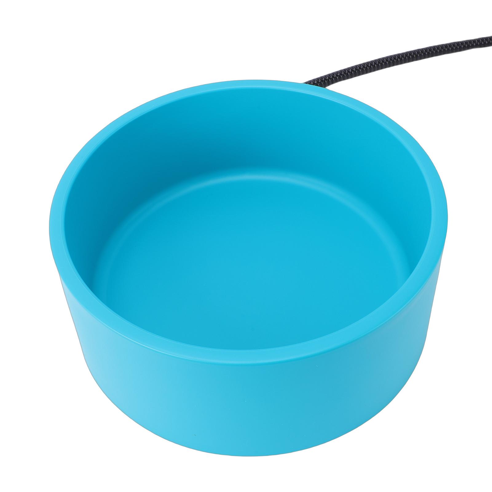 Heated Water Bowl Automatic Heating 3.2L Large Capacity Portable Heated Pet Bowl for Outdoor