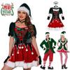 Christmas Men Women Elf Santa Claus Cosplay Costumes Carnival Party Role Play