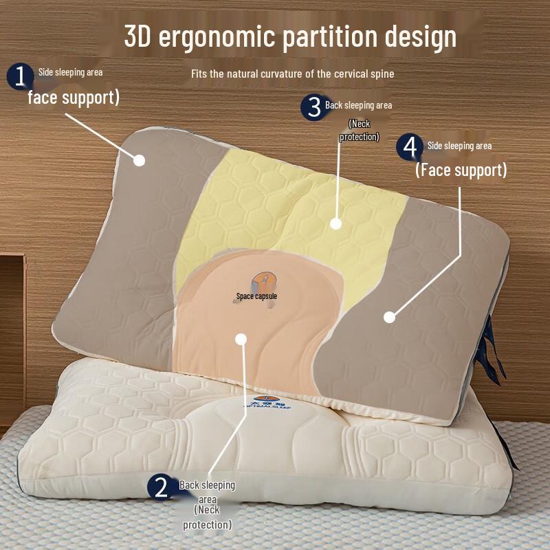 Nanjiren Cloud Comfort Antibacterial Neck Support Pillow Pair