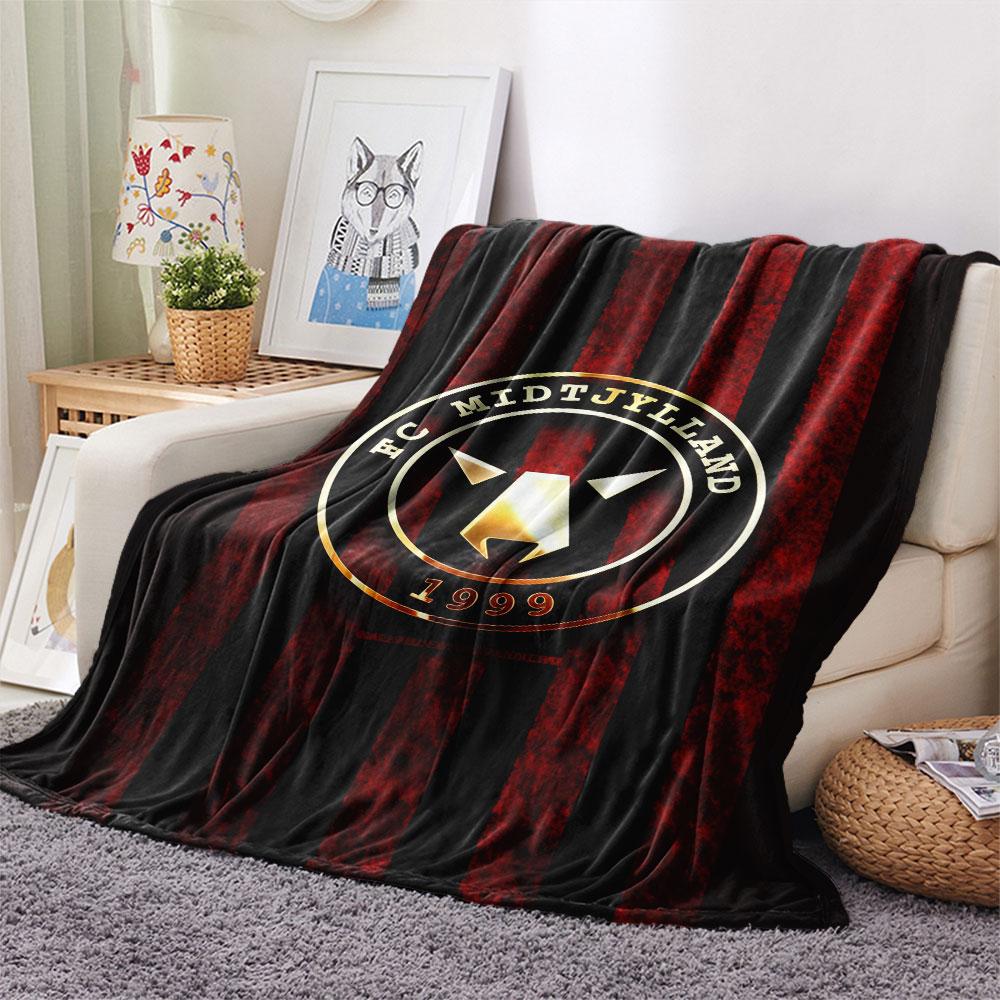 FC Midtjylland FlAannel Blanket, High Quality Comfortable for All Seasons, Home Decor, Warmth and Comfort