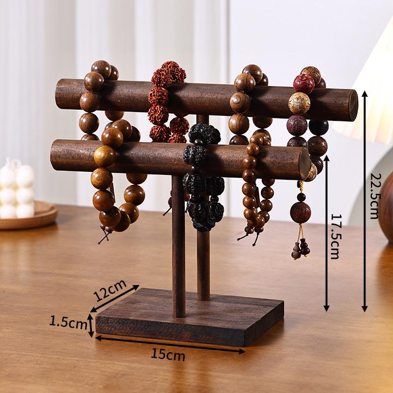 Solid Wood Bracelet & Hair Tie Display Stand