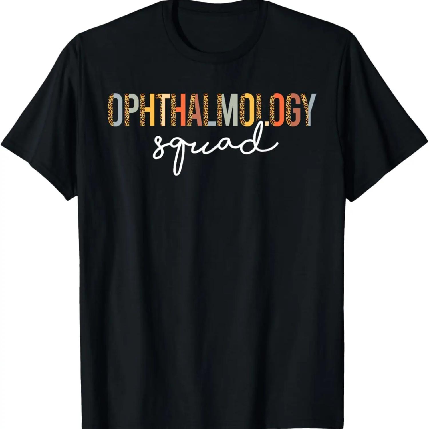 Футболка техника-офтальмолога, Футболка оптика команды офтальмологии S чёрный