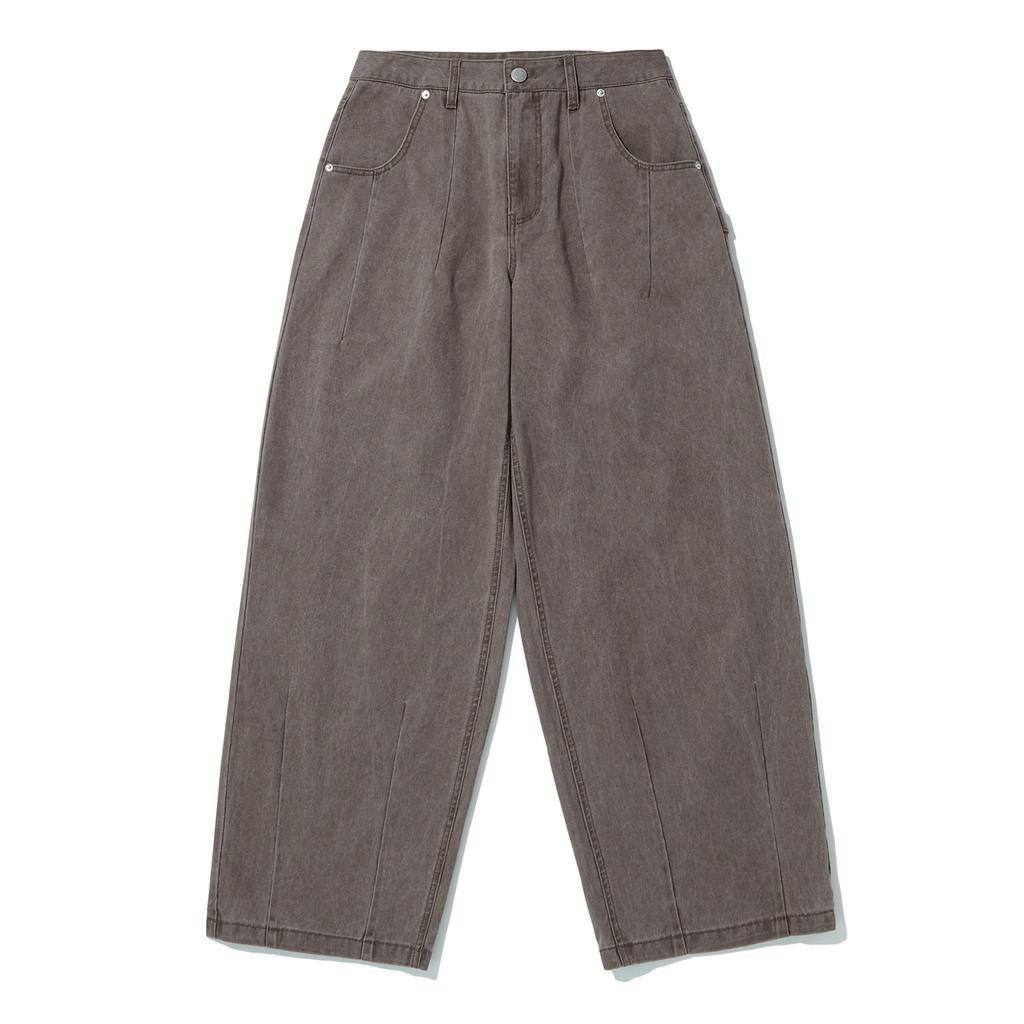 INTERCREW Women'S Balloon Dart Wide Pants Brown Ita1Pl51Abr