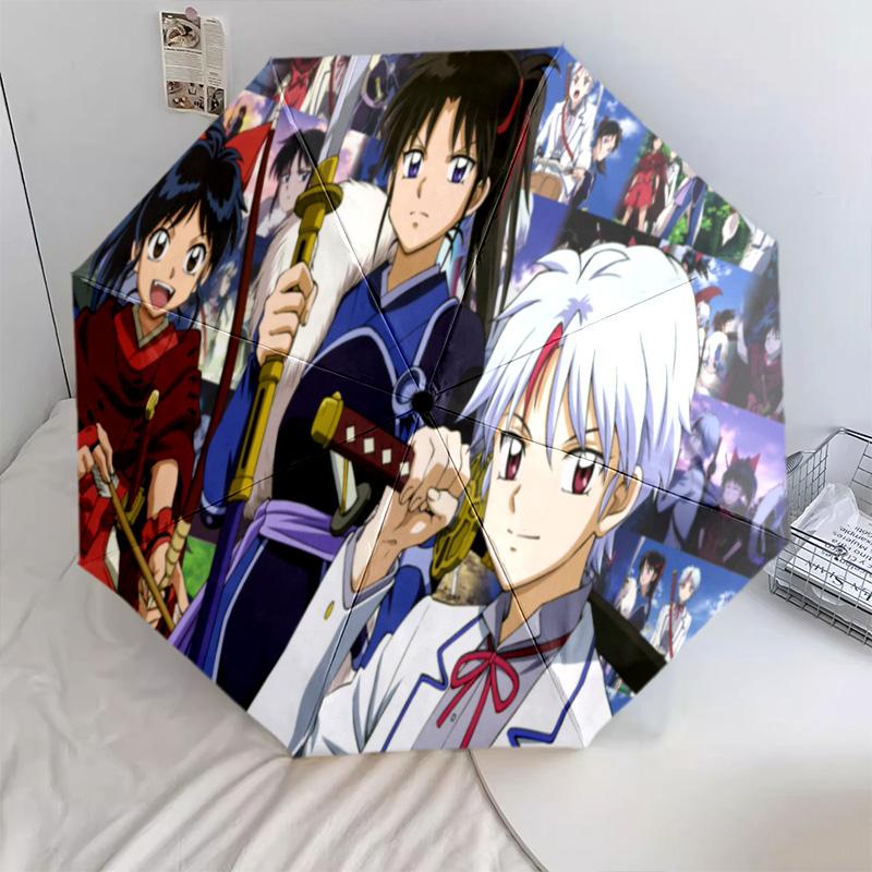 Inuyasha Automatic Umbrella - Suitable Travel Outdoor Portable Umbrella Birthday Gift Daily Essentials
