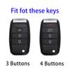 3/4 Button TPU Car Remote Key Case Cover Shell for Kia Rio 3 K2 Ceed Cerato K3 Sportage 4 Picanto K5 Optima Sorento Forte Stinger 2017 2018