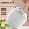 2-in-1 Elektrische Nagelschere Schneider Mit LED-Licht Automatischer Nagel Schleifer Trimmer Für Baby Erwachsenen Mini Maniküre Werkzeuge Nagelpflege