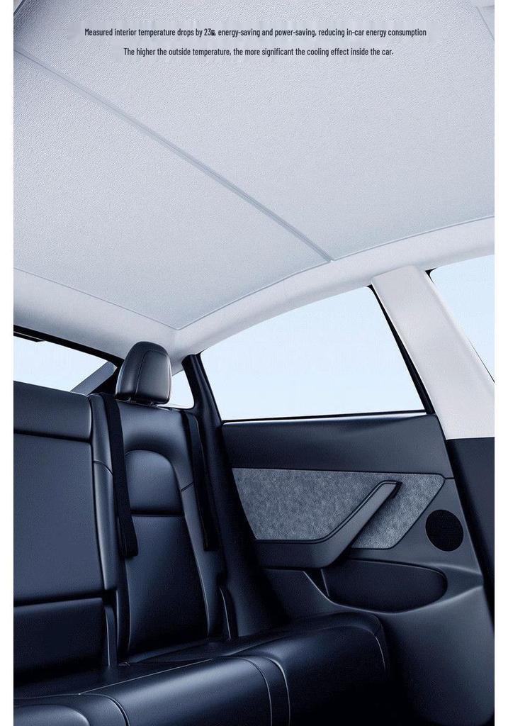 Tesla Model Y/3/YL Graphene Sunshade for Heat Insulation