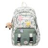 Fresh and Lightweight Large Capacity Contrasting Student Schoolbag New Korean Style College Style Backpack
