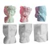 3D Teenager Girl Planter Silicone Mold Candle Candy Decorating Tool Household