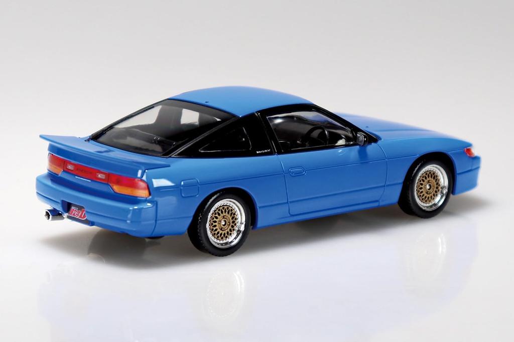 Aoshima Bunka Kyozai Rakupura Snap Kit Initial D SilEighty Scale Plastic Model Kit Co., Ltd. (AOSHIMA) No. CM-5 Mako's 1/32